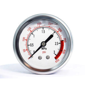 เกจวัดความดันไฮดรอลิกแบบจุ่มน้ำมัน <span class=keywords><strong>NPT</strong></span> เชื่อมต่อด้านล่าง3/<span class=keywords><strong>8</strong></span> "<span class=keywords><strong>1</strong></span>/4" - Product Image 5