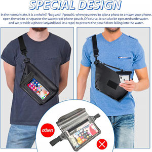 Borsa impermeabile e marsupio per telefono cellulare, - Product Image 6