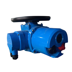 Actuador eléctrico DZW10 4-20Ma válvula de compuerta WCB de aguas residuales inteligente válvula de bola de hierro dúctil para regulación de aceite caliente OEM 380V - Product Image 1