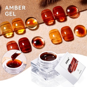 JTING Pigment de résine naturelle Effets multicouches 4 couleurs Couleurs Ambre Aurore Vernis à ongles en gel OEM Personnalisé Unique Pots de 5g - Product Image 1