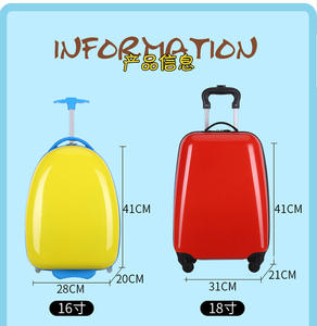 Maleta con ruedas personalizada para niños, maleta con ruedas universales de 16 pulgadas, Maleta bonita con dibujos animados, maleta para estudiantes, mini caja de embarque - Product Image 6