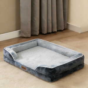 Letto Ortopedico per Cani Petopia Classic Modern Luxury, Materasso Premium Grande Lavabile con Copertura Invernale Rimovibile in Memory Foam Morbido - Product Image 2