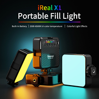Tokdance Portable RVB LED Lumière de Remplissage Effets de Luminosité Réglables pour la Diffusion en Direct Vidéo et Photo Maquillage YouTube et Utilisation de la Caméra