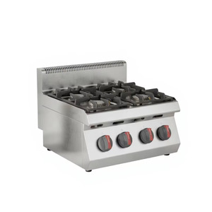 Cocina de Gas Comercial CHT de Acero Inoxidable con 4 Quemadores, 11000W de Potencia, Fácil Limpieza, <span class=keywords><strong>para</strong></span> Restaurantes y Hoteles - Product Image 1