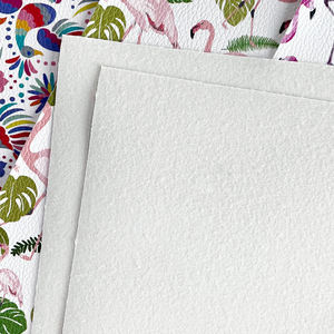 Tela estampada personalizada patrones de flamencos impresión PU cuero artificial sintético bonita tela de <span class=keywords><strong>polipiel</strong></span> para decoración/muebles - Product Image 4