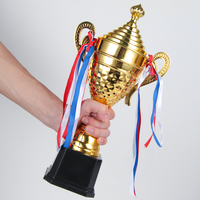 Best-seller trophée couleur or Champions coupe petites oreilles trophée coupe du monde football football