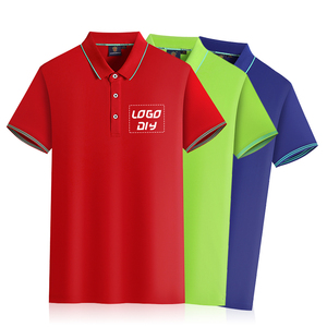 Chất Lượng Tuyệt Vời combed Bông Người Đàn Ông Của Polo Áo Sơ Mi Ngắn Tay Áo Golf Polo T Áo Sơ Mi Hỗ Trợ Biểu Tượng Tùy Chỉnh - Product Image 2