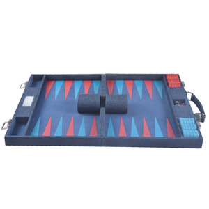 PinkStore Wholesale New Design Play Games Friends Denim <strong>Backgammon</strong> Set <strong>Backgammon</strong> <strong>Board</strong> - Product Image 2