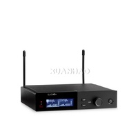 Système professionnel double canal UHF avec récepteur montable en rack SLXD4D+ SLXD1 pour guitare, casque et micro-cravate pour performances en direct