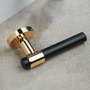 Cerradura de <span class=keywords><strong>Puerta</strong></span> Moderna de Lujo Ligero, Magnética y Silenciosa, para Interiores, de Latón, Diseño Sencillo, Manija de <span class=keywords><strong>Puerta</strong></span> Totalmente de Cobre - Product Image 6