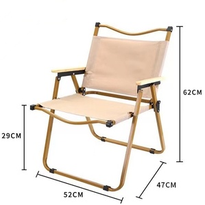 Comfortable Folding <strong>Chair</strong> for Outdoor Camping <strong>Beach</strong> Hiking Made of Plastic and Aluminum - Product Image 1