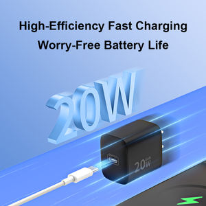 Adaptateur de charge USB-C Justlink PD 20W GaN avec <span class=keywords><strong>prise</strong></span> EU US UK, chargeur mural USB-C avec protection ignifuge pour <span class=keywords><strong>iPhone</strong></span> - Product Image 2