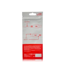 Sac d'emballage en plastique à fermeture éclair, pour câble Usb, personnalisé, pochette de rangement, chargeur de câble Usb, unités