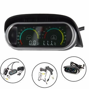 Jauge <span class=keywords><strong>de</strong></span> température d'eau numérique LCD universelle 2 en 1 pour voiture, voltmètre, capteur <span class=keywords><strong>de</strong></span> température d'eau pour moto, 10 mm, 12 V, 24 V, voltmètre - Product Image 5
