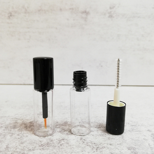 Tube de mascara en PETG rond classique de petite capacité (3 ml) avec impression sérigraphique et bouchon à vis, tubes vides pour cils, pour usage cosmétique - Product Image 4