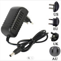 Adaptateur secteur mural AC/DC 12V 2.8A 33.6W, norme DOE niveau VI, prises US EU UK AU 5.5*2.1mm, certifié CE FCC RoHS, pour routeur et appareils électroniques OEM