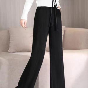 Nuovi Pantaloni in Velluto a Coste a Vita Alta, Stile Coreano, Eleganti e Snellenti, per Donna, Primavera-Estate - Product Image 1