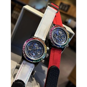 316 Stainless Steel Case Hollow Design Strong Luminous <b>Rubber</b> Strap Automatic Mechanical <b>Watch</b> - Product Image 6