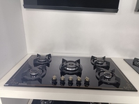 90cm Bon Prix et Qualité Avec Certificats CE et CE Plaque de cuisson à gaz à 5 brûleurs Table de cuisson à gaz Cuisinière Cuisinière à gaz intégrée