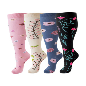 패션 여성용 니하이 양말 부드럽고 통기성 좋은 얇은 캐주얼 자수 여름 도매 - Product Image 5