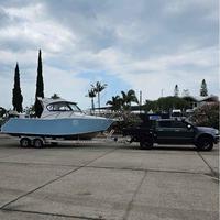 Bateaux de pêche en aluminium de 7,5 m (25 pieds) Gospel 2025, bateaux de tourisme rapides en haute mer, yachts de luxe, bateau de sport avec cabine à vendre