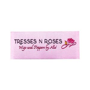 Étiquettes de col personnalisées en damassé tissé avec logo, à coudre, lavables, pour vêtements, vente en gros - Product Image 3
