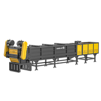 Trituradora de Tubos TerruMash con Motor para Palets y Plásticos PP/PVC/PE/ABS/PS, Potencia de 45+45 kW, 1 Año de Garantía
