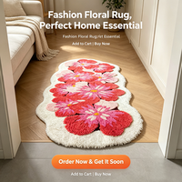 Tapis de sol insonorisant Blanket Warehouse Pink Mirror Pocahonty pour usage domestique, chambre à coucher, coiffeuse, salon, chambre d'enfant