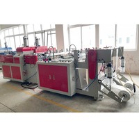 High Speed Plastic Carry Bag Making Machine Maker Dubbele Lagen Koude Cutting Ldpe Plastic Zak Making Machine