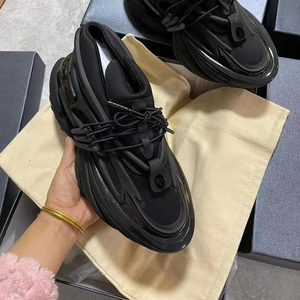 Chaussures de marche de luxe de créateur pour femmes et hommes, marque personnalisée, cuir de vache véritable, baskets épaisses, vente en gros de chaussures de marque de créateur pour hommes - Product Image 2