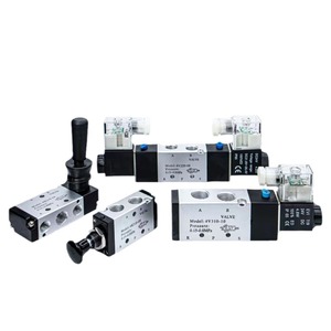 Vanne solénoïde pneumatique 4V220-08 220V 24V 12V à commande électromagnétique pour gaz, avec revêtement en aluminium, port 1/2 pouce - Product Image 5