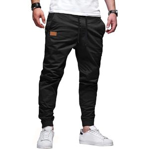 FOXA <b>Mens</b> Casual Joggers Pants Straight Fit Polyester Cotton Breathable With Side Pockets <b>For</b> Everyday Wear - Product Image 2