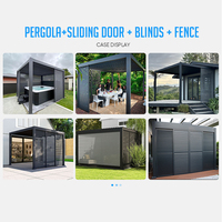 Volet pergola horizontal moderne en alliage d'aluminium personnalisé Immer avec persienne pour Windows