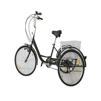 Bicyclette 3 roues, remorque Pliable pour adulte, Tricycle manuel, pour personnes âgées, prix d'usine, vente en gros