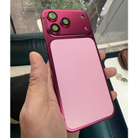DIY OEM Vente en gros Populaire Dubaï Cadre arrière de téléphone de luxe coloré Électroplaqué Boîtier de téléphone pour iPhone 17 Pro Max