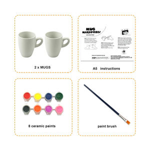 Peindre Votre Propre BRICOLAGE Café Tasse En Céramique <span class=keywords><strong>Kit</strong></span> de Peinture pour Enfants - Product Image 4