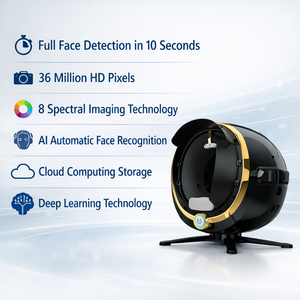 Dispositivo Portatile di Diagnosi Intelligente con Specchio Magico AI per Analisi della Pelle 3D e Scanner Facciale per <span class=keywords><strong>Bellezza</strong></span> Domestica - Product Image 4