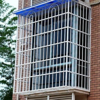 Rejas Protectoras Antirrobo de Acero Inoxidable para Ventanas de Villas, Balcones, Apartamentos y Seguridad Exterior Moderna