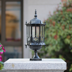 Retro al aire libre jardín Pilar a prueba de herrumbre pasillo valla pared Focos IP65 LED lámpara para Patio Villa Exterior residencial pasillo - Product Image 4