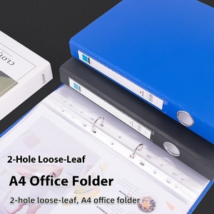 Cartella a Due Fori Rinforzata Ou <span class=keywords><strong>Nan</strong></span> 501 per Conservazione Test Studenti, Organizzazione Fogli Mobili, Clip in Cartone, Colori Personalizzabili - Product Image 4