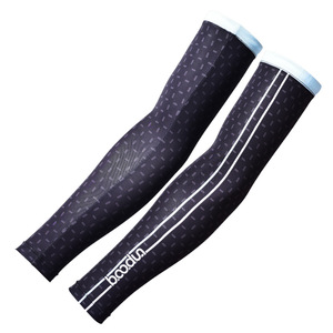 Manchons de cyclisme Bodun à rayures noires, protection anti-UV, unisexe, taille adulte, pour activités de plein air - Product Image 1