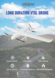BROUAV V15 Drone VTOL à voilure fixe pour la patrouille d'oléoducs et de gazoducs - Product Image 2