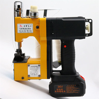 Machine à coudre portative de sac électrique portative de double aiguille et de double fil de GK9-350 pour l'emballage