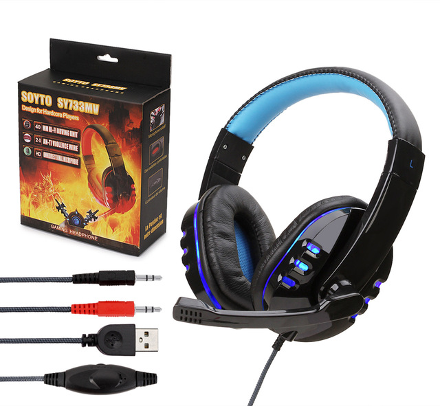 2022 Most Popular Over Ear 40mm Speaker 32 Play All of All Gaming Headset with Microphone