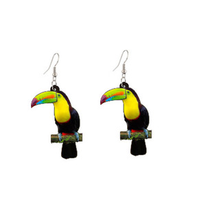 Pendientes de Resina con Forma de Aves, Creativos y Modernos, de Acrílico, con Diseño de Paloma, Loro, Águila y Búho, para Mi Hija - Product Image 6