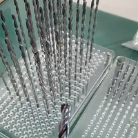Foret à trou profond CNC en carbure monobloc de 8 mm 30D pour acier inoxydable pour machines-outils