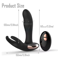 Fernbedienungsfähiger Prostata-Massager mit Heizfunktion, Anal-Plug, Männlicher Prostata-Massager, Analdildo-Vibrator, Sexspielzeug für Männer