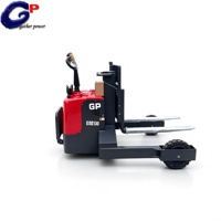 Chariot élévateur tout-terrain 3T : levage de 400 mm, 24 V/100 Ah, moteurs 2,2 kW/1,5 kW, pneus tout-terrain, capacité de montée de 4 %.