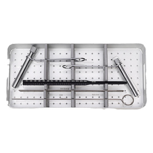 طقم أدوات يدوية لجراحة العظام من الفولاذ المقاوم للصدأ مع لولب معدني 6.0/7.0 - Product Image 2