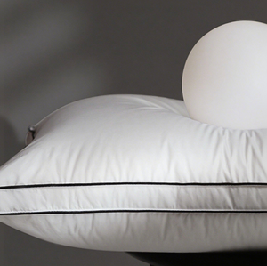 Sang Trọng Ngỗng Xuống Gối Đặt 2-Mảnh Tiêu Chuẩn Kích Thước Mềm Mại Thoáng Khí Hữu Cơ Bông Bìa Khách Sạn Loạt Giường Gối Thoải Mái Giường - Product Image 4